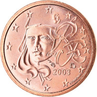 France, Euro Cent, 2003, BU, FDC, Copper Plated Steel, Gadoury:1, KM:1282 - France