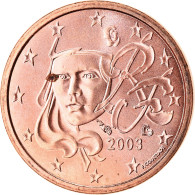 France, Euro Cent, 2003, BU, SPL, Copper Plated Steel, Gadoury:1, KM:1282 - France