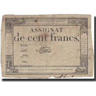 France, 100 Francs, 1795, 1795-01-07, TB, KM:A78 - Assignats & Mandats Territoriaux