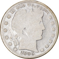 Monnaie, États-Unis, Barber Half Dollar, Half Dollar, 1895, U.S. Mint - 1892-1915: Barber