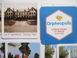 JEU DE 28 CARTES + NOTICE ORPHEOPOLIS ORPHELINS DE LA POLICE OSMOY NANCY AGDE BOURGES - Police & Gendarmerie