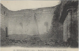 37  Semblancay -  Ruines Du  Vieux Chateau - Semblançay