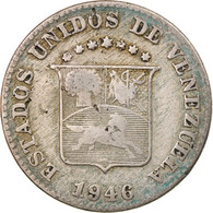 Monnaie, Venezuela, 5 Centimos, 1946, Philadelphie, TB, Copper-nickel, KM:29a - Venezuela