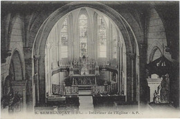 37  Semblancay -  Interieur De L'eglise - Semblançay