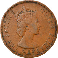 Monnaie, Etats Des Caraibes Orientales, Elizabeth II, 2 Cents, 1955, TB+ - Territoires Britanniques Des Caraïbes