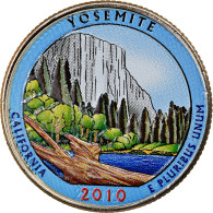 Monnaie, États-Unis, Quarter, 2010, U.S. Mint, Denver, Colorisé, SUP - 2010-...: National Parks