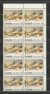 Kanada 1972 Michel Nr. 517 ** 10x Postfrisch MNH, Yvert 493 X10, 8c œuvre De C Krieghoff - Neufs