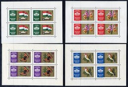 HUNGARY 1961 BUDAPEST '61 Exhibition  II In Sheetlets MNH / **.  Michel 1783-86A Kb - Unused Stamps