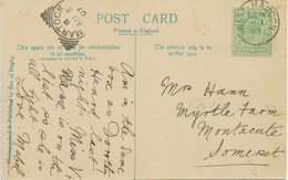 GB „MARTOCK“ Squared Circle Postmark (Cohen Type I SC) Superb Strike And Rare - Storia Postale
