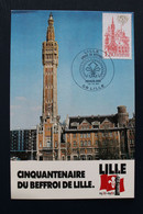 1982, LILLE 1ER JOUR  "ANNEE DU BEFFROI " CACHET COMMEMORATIF DU16/10/1982 Y&T NO 2238 - Otros & Sin Clasificación