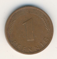 BRD 1990 G: 1 Pfennig, KM 105 - 1 Pfennig