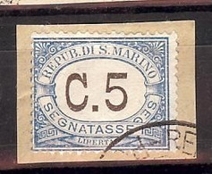 SAINT MARIN/ SAN MARINO 1925   Mi P19   Yv T19  Sass  S19 (o) Used - Timbres-taxe