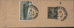 Entier Bande Journal 2Ct Vert Olive Semeuse Camée Storch BI Tarif 32 Centimes + YT 339 CAD Montauban 1 9 1937 - Streifbänder