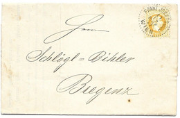 Wien 1877 To Bregenz, Beautiful Company Creation Announcement From Baeck & Smidt For Koechlin Print Products - Storia Postale