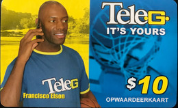 SURINAM  -  Prepaid  - TeleG   -  It's Your's  -   $ 10 - Surinam