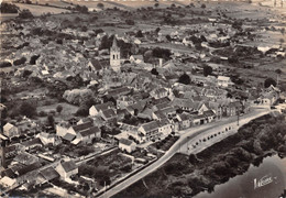 37-L'ILE-BOUCHARD- L'EGLISE ET LE BOURG SAINT-MAURICE VUE D'AVION - L'Île-Bouchard