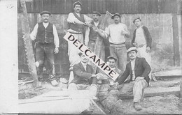 Delcampe - 75 PARIS XIII - Carte Photo Groupe Ouvriers Scieurs De Long Au 39 Rue Des 5 Diamants (voir Texte Au Dos) - Paris (13)