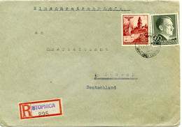 48571 - Deutsches Reich / Generalgouvernement - 1943 - R-Bf. Von STOPNICA Nach Luebeck - Ocupación 1938 – 45