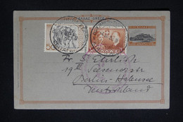 GRECE - Entier Postal + Complément De Athènes Pour Berlin En 1938 - L 91238 - Enteros Postales