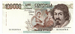 Italia - 100.000 Lire 1986 Caravaggio    ---- - 100000 Liras
