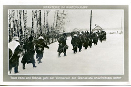 48654 - Deutsches Reich - 1942 - Ans.-Kte. "Infanterie Im Winterkampf" - Bild 1 - Altri & Non Classificati