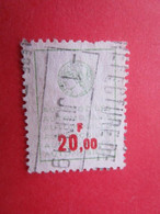 Timbre Vignette République Francaise - TAXE  - OBLITERE 2 F - 1999-2009 Abgebildete Automatenmarke