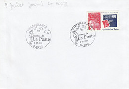 PHILEXFRANCE 99 - JOURNEE DE LA POSTE - Commemorative Postmarks
