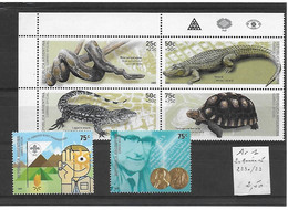 Argentine  Reptiles - Unused Stamps