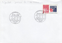 PHILEXFRANCE 99 - JOURNEE DE L'AN 2000 - Commemorative Postmarks