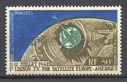 TAAF, FSAT, French Southern Antarctic Territories, 1962, Telstar Satellite, Telecommunication, Space, MNH, Michel 27 - Non Classés