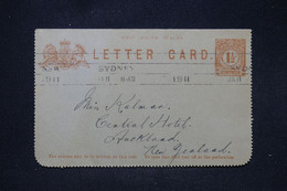 AUSTRALIE - Entier Postal De Sydney ( New South Wales ) Pour Auckland En 1911 - L 91251 - Cartas & Documentos