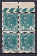 1933 - YVERT N° 291 BLOC De 4 ** MNH BORD DE FEUILLE ! - COTE = 168 EUR. - - Nuovi