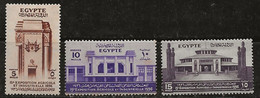 Egypte 1936 N° Y&T :  179,180 Et 182 * - Nuovi