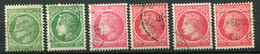 21070 FRANCE N°675/6°  Cérés De Mazelin : Nuances Et 676 Trait Du Cadre Intérieur Absent + Normal 1945  TB - Used Stamps