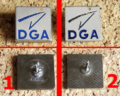 1 Pin's MATERIEL - DGA Direction Générale De L'Armement - EMAIL - Fabricant PICHARD - Photo N° 1 à Gauche - Armee