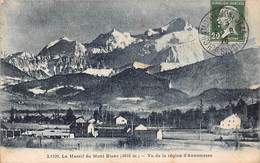 Annemasse          74            Le Mont Blanc Vu De La Région          (voir Scan) - Annemasse