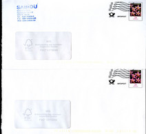 Bund U46B 2 Umschläge Gebraucht 2014 - Enveloppes - Oblitérées