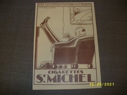 Affiche / Poster - Cigarettes St. Michel - Serie Documentaire Fabrication - N° 11 Dégustation - Autres & Non Classés