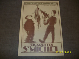 Affiche / Poster - Cigarettes St. Michel - Serie Documentaire Fabrication - N° 3 Séchage Du Tabac - Autres & Non Classés