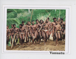 Océanie - Vanuata (homme Danseur, Chasseur Nu)  Republic Of Vanuata (géographique) Philippe Méois Photographe (cp Double - Vanuatu