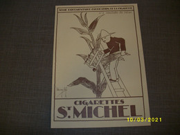 Affiche / Poster - Cigarettes St. Michel - Serie Documentaire Fabrication - N° 1 Cueillette Du Tabac - Altri & Non Classificati