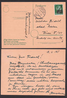 Wien 62, GA Vom Deutschen Reich Mit 5 Pfg. Hitler Aufdruck Östereich, 22. VI. 45 Als Ortskarte, Propaganda - 1945-60 Lettres