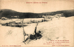 N°79381 -cpa Semaine D'hiver Des Vosges -la Pelle ...même Aux Meilleurs Skieurs - Sports D'hiver