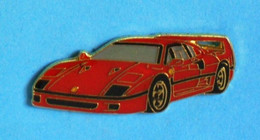 1 PIN'S //   ** LA FERRARI / F40  ** VOITURE DE SPORT / SUPERCAR ** . (BI) - Ferrari