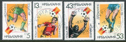 BULGARIA 1981 Football World Cup Used.  Michel 3053-56 - Oblitérés