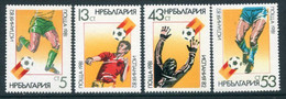 BULGARIA 1981 Football World Cup MNH / **.  Michel 3053-56 - Ongebruikt