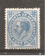 España/Spain-(MH/(*)) - Edifil  184 - Yvert  Impuesto De Guerra 6 (sin Goma) - Oorlogstaks