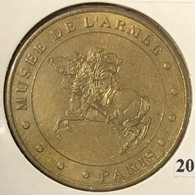 75007 PARIS MUSÉE DE L'ARMÉE NAPOLÉON MDP 2003B MEDAILLE SOUVENIR MONNAIE DE PARIS JETON TOURISTIQUE MEDALS COINS TOKENS - 2003