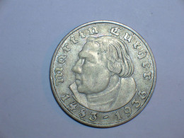 ALEMANIA 2 MARCOS PLATA 1933 A (Lutero) (3263) - 2 Reichsmark