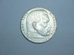 ALEMANIA 2 MARCOS PLATA 1937 A (Hindenburg) (3265) - 2 Reichsmark